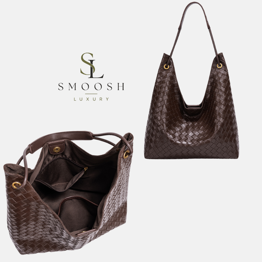 Smoosh Woven Slouch Tote