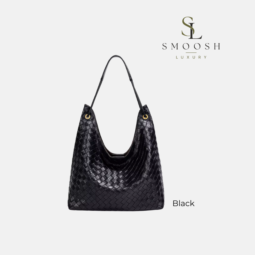 Smoosh Woven Slouch Tote