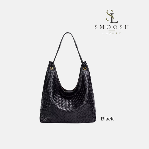Smoosh Woven Slouch Tote